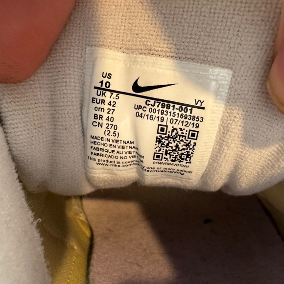 Nike Air Max 2 Light Women's Shoes Light Grey Lavender Silver Size 10 CJ7981 001 - Picture 8 of 8